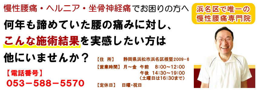 浜松市 整体 腰痛 肩こり 産後骨盤矯正